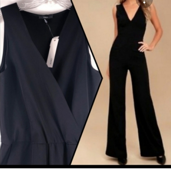 DREW Pants - NEW DREW Black Jumpsuit Black Flare Leg